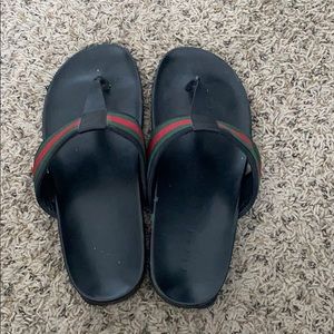 Used Gucci flip flops